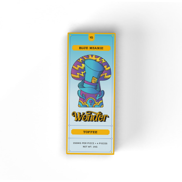 Buy Wonder - Psilocybin Blue Meanie Bar Toffee 1g Online