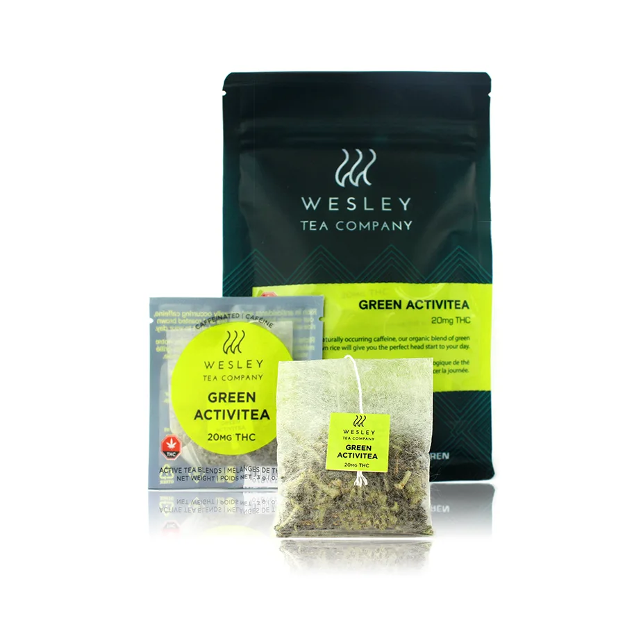 Buy Wesley – Green Activitea THC Tea 20mg | Bare Cannabis