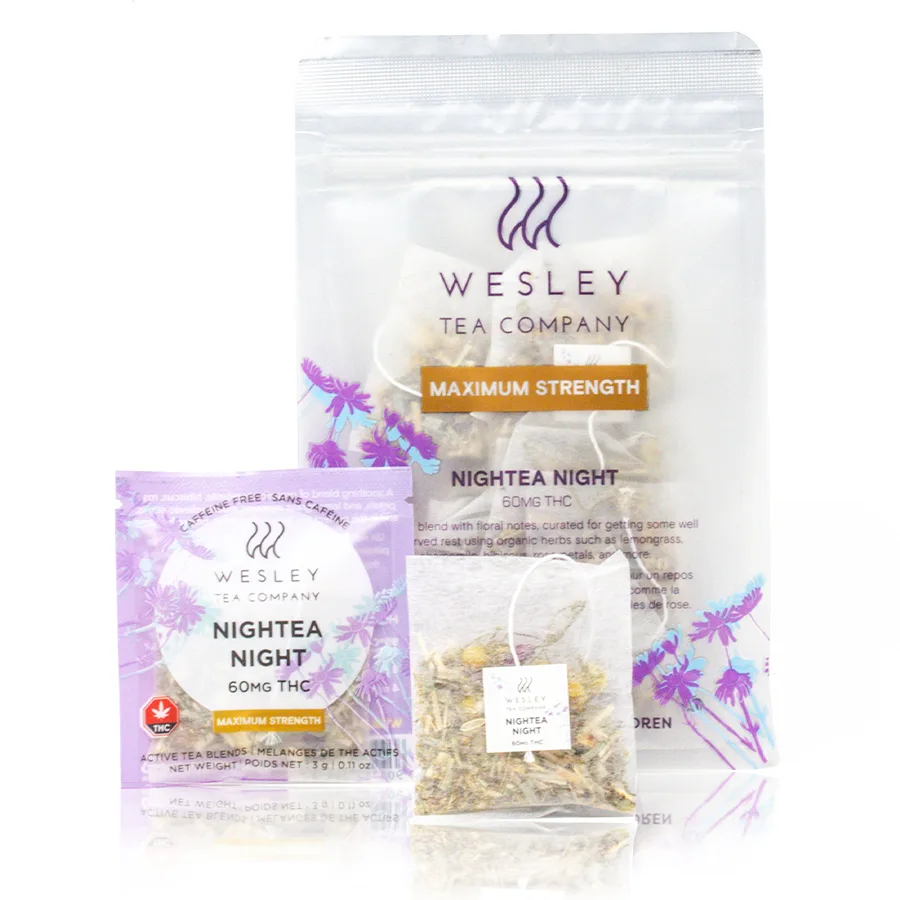 Buy Wesley – Nightea Night THC Tea 60mg | Bare Cannabis