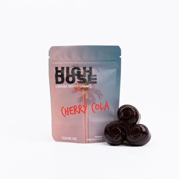 Buy High Dose – Cherry Cola THC Gummies 1500mg Online in Canada