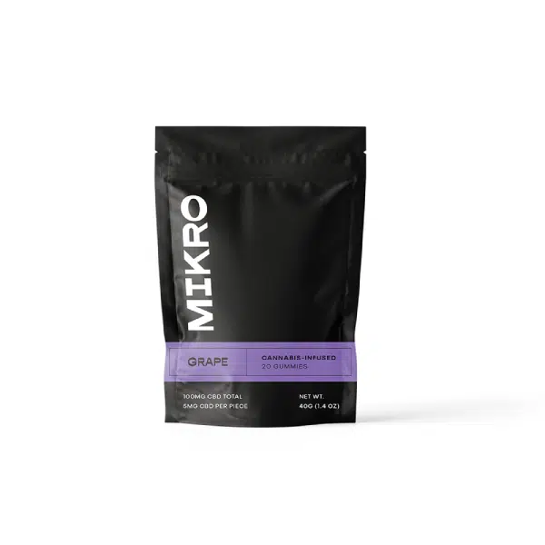 Buy Mikro – Grape CBD Gummies 100mg | Best Weed Online