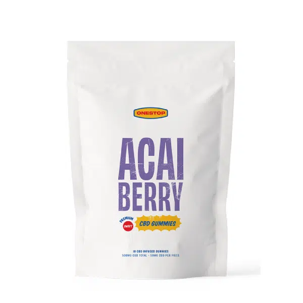 Buy OneStop – Acai Berry CBD Gummies 500mg Online in Canada