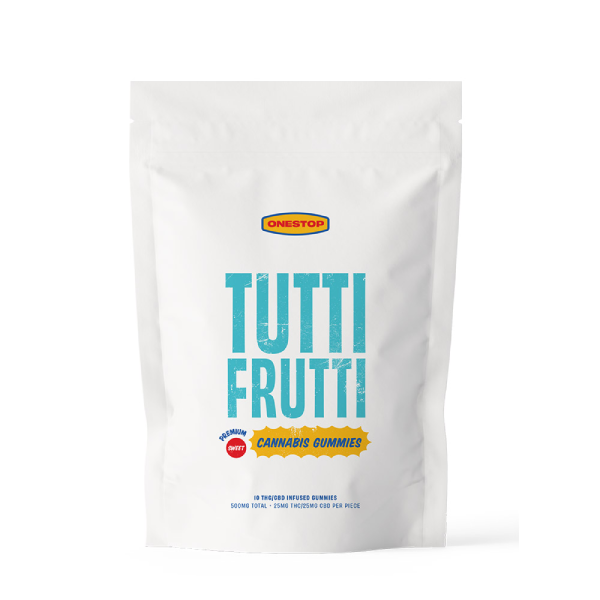 Buy OneStop – Tutti Frutti 1:1 Gummies 500mg Online in Canada