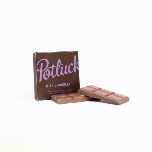 Potluck – Milk THC Chocolate 300mg | Buy Edibles Online