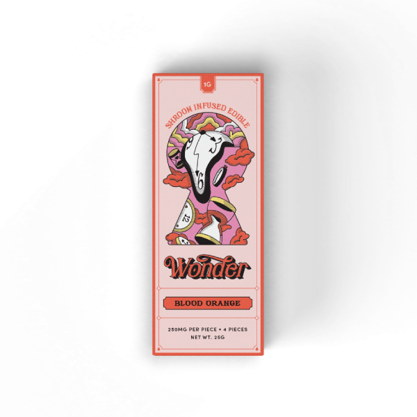 Buy Wonder - Psilocybin Chocolate Bar Blood Orange 1g Online