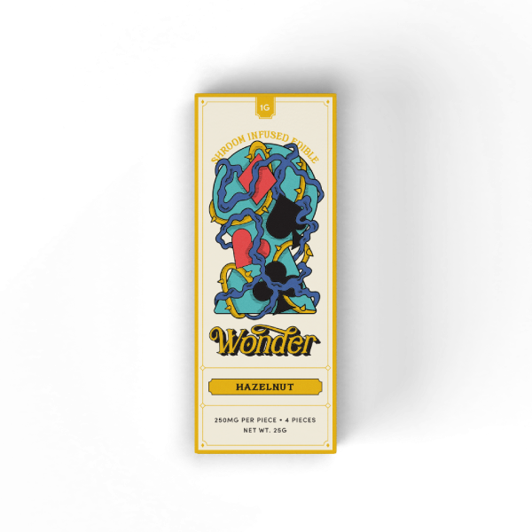 Buy Wonder - Psilocybin Chocolate Bar Hazelnut 1g | Shrooms