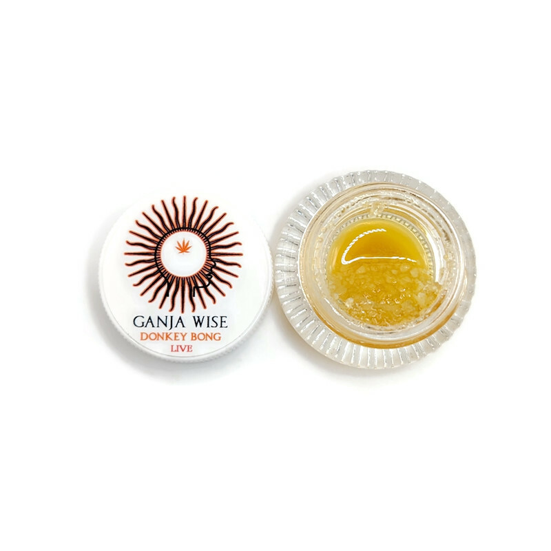 Buy Ganja Wise – Donkey Bong Indica Live Resin Jars (1G)