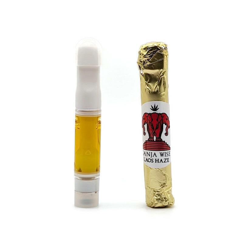 Buy Ganja Wise – Laos Haze Sativa HTFSE Carts (1G) Online