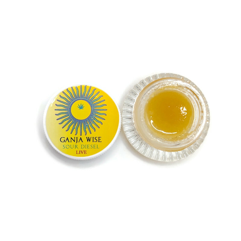 Buy Ganja Wise – East Coast Sour Diesel Hybrid Live Resin Jars (1G)