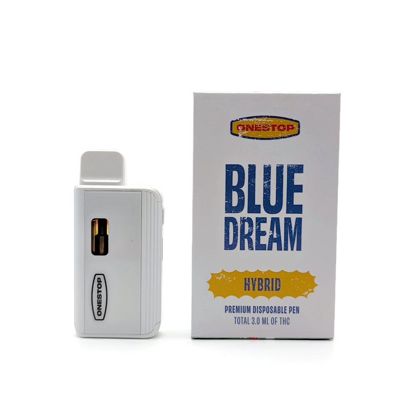 Buy OneStop – Blue Dream Hybrid 3g Disposal THC Vape Online