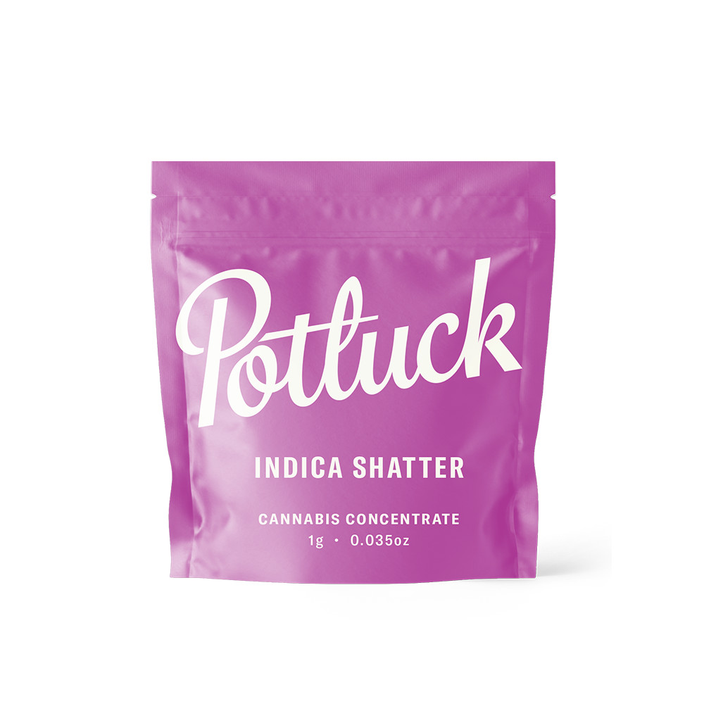 Buy Potluck Shatter – Berry OG Indica 1g Online in Canada